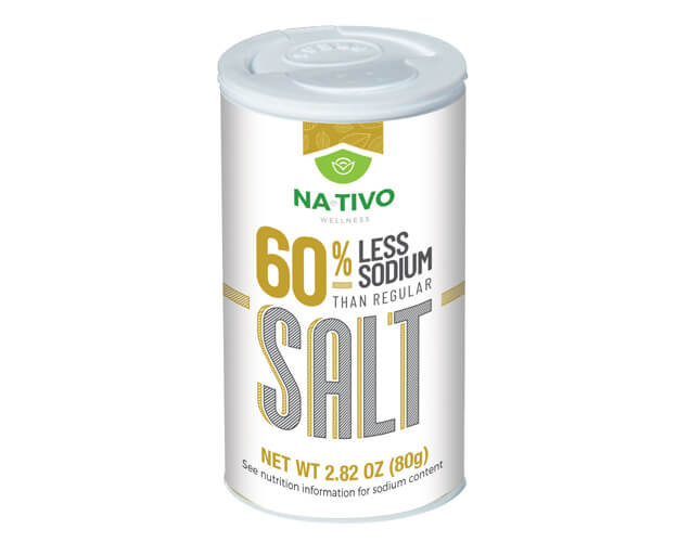 60% Less Sodium Salt - NaTivo Wellness